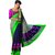 Yuvanika Multicolor Printed Bhagalpuri Silk Saree with Blouse-VIS11956