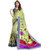 Yuvanika Multicolor Printed Bhagalpuri Silk Saree with Blouse-Fb9603A