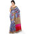 Yuvanika Multicolor Printed Bhagalpuri Silk Saree with Blouse-syuvef000151