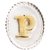 Silverwala 925 Sterling Silver Alphabet 'P' Letter Locket For Men And Women.