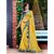 INDIAN BEAUTY. Multicolor Georgette Geometric Saree With Blouse