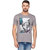 Spykar Grey Casual T-Shirt For Men