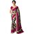 Meia Beige Crepe Printed Saree With Blouse