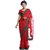 Chhabra 555 Red Georgette Printed Saree With Blouse