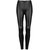 Black Skinny Fit PU leather Coated Jeggings for Women