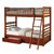Einzelbett Solid Wood Bunk kids Bed With Storage