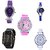 Glory Combo of 5 Diamond Studded Multi Color Women Analog Watches by  Savan Retails
