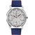 Firstrace Round Dial Blue Leather Strap Men'S Quartz Watch