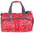Justcraft Olive Printed Lite Red Duffle Bag