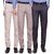 Cliths Men's Cotton Blend Formal Trouser- Pack of 3