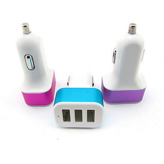 3 Usb Port Car Charger Amp Out 5v 1 For Mobile Tablet 3 Usb Port Car Charger Amp Out 5v 1 For Mobile Tablet