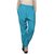 Pistaa Womens Rayon Rama Color Boring Embroidered Designer Ethinic Plazzo Pant Trousers