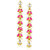 Spargz Ethnic Kundan With Pearl Party Wear Gold Plated Long Earrings For Women AIER 677