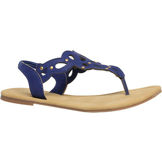 Buy Bata Women's Blue Sandals Online @ ₹499 from ShopClues