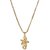 Kriaa by JewelMaze Gold Plated White Alloy Necklace Set For Women