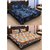 Krishnam Multicolor Printed Cotton 2 Double Bedsheets with 4 Pillow Covers
