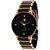 New Brand IIK Collection gold and black couple watch