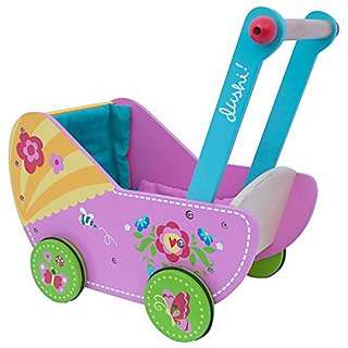Dushi Doll Stroller Pretty Flowers Baby Doll