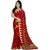 RK FASHIONS Red Cotton Silk Party Wear Printed Saree With Unstitched Blouse - RK219912