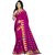 RK FASHIONS Pink Cotton Silk Party Wear Printed Saree With Unstitched Blouse - RK219922