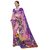 RK FASHIONS Pink Georgette Party Wear Printed Saree With Unstitched Blouse - RK220082