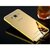 Mirror Case For Samsung Core Prime G360 Luxury Ultra Slim Metal Aluminum Frame + Acrylic Phone Back Cover Case For Samsung Core Prime G360 Case - Golden