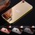 ITbEST New Mirrror Back Cover Gold For HTC Desire 820  Mirror Case Metal Frame + Mirror PC Back Cover For HTC Desire 820 Mobile Phone cover