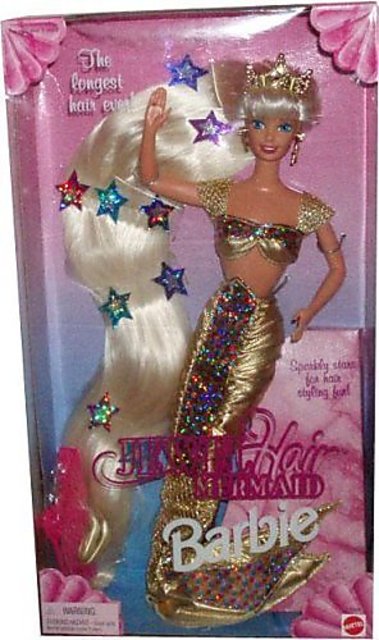 Barbie jewel hair mermaid hot sale doll