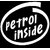 White Petrol Inside Decal Sticker Fuel Lid Maruti Ertiga Ritz Wagon R Celerio