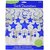 Amscan Bright Shooting Star Swirl Decorations Mega Value Pack, Blue