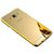 ITbEST New Mirrror Back Cover Gold For Samsung Galaxy J5(2016)/J510  Mirror Case Metal Frame + Mirror PC Back Cover For Samsung Galaxy J5(2016)/J510 Mobile Phone cover