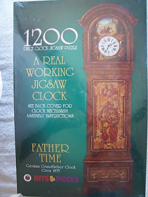 Buy Bits and Pieces - 1200 Piece Shaped Clock Puzzle - Father Time