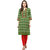Jaipur Kurti Green Printed Rayon Stitched  Kurti