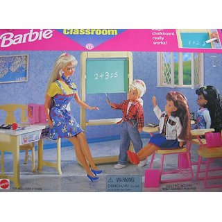Barbie on sale classroom playset