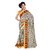 RK FASHIONS Beige Georgette Party Wear Printed Saree With Unstitched Blouse - RK230602