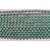 33 inch 7mm Round Metallic Light Green Mardi Gras Beads - 6 Dozen (72 necklaces)