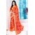 Sudarshan Silks Orange Brasso Self Design Saree With Blouse