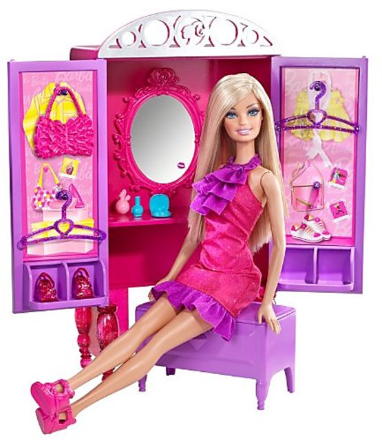 Barbie doll hot sale dress up set