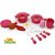 Little Treasures Pretend & Play Cooking and Serving Food Playset for Kids