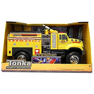 Tonka yellow cheap fire truck