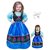 Little Adventure Scandinavian Princess Dress Age 5-7 with Matching Doll Dress & Hair Bow