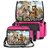 Kidaroo High Quality School Backpack & Lunchbox for Girls, Boys, Kids With Summer Meadow Horses Interchangeable Flaps (P