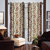 Premium Quality Fabric Fancy & Designer  2 Piece Set of Eyelet Polyester Decorative Door Curtain by ODHNA BICHONA -7Ft,Brown OB-179_7ft