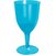 Blue Plastic 8oz Wine Glasses 20ct