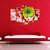 Impression Wall White N Red Rose PVC Printed Wall Sticker
