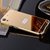 Vinnx HTC Desire 826 Mirror Case, Luxury Metal Air Aluminum Bumper Detachable + Mirror Hard PC Back Cover Case 2 in 1 cover Ultra-Thin Frame Case For HTC Desire 826 - Golden