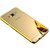 Vinnx Premium Luxury Metal Bumper Acrylic Mirror Back Cover Case For Samsung Galaxy Grand Prime G530 - Golden