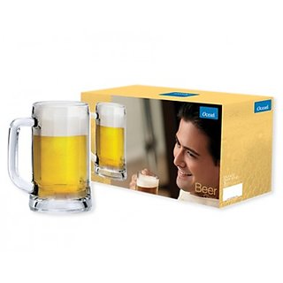 Ocean Glassware-Ocean Munich Beer Mug-Set Of 3 Pieces-355 Ml Each