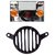 Bikers World Motorcycle Combo Heavy Metal Chrome Plated Headlight Grill For Enfield Bullet Classic 350