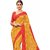 Sudarshan Silks Yellow Crepe Self Design Saree With Blouse
